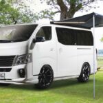 NV350キャラバン標準ボディロールーフ専用FIAMMAフィアマサイドオーニング[F40Van]+取付専用ブラケット