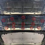 エンジンフードヒートシールドパネル