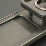 Rim フロントナビテーブルV2(BKレザー/BKモール）