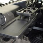 Rim フロントナビテーブルV2(BKレザー/BKモール）