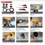 リアエアコン横Kicker CSC44/Rockford R14X2スピーカーキット